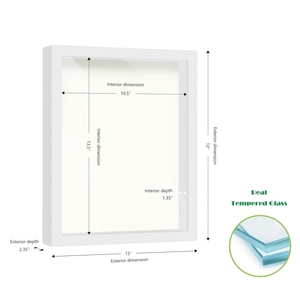 Tùy chỉnh bóng hộp khung MDF gỗ 3cm 5cm sâu 8x8 16x16 inch A3 A4 3D tường nghệ thuật hình ảnh Khung bóng hộp khung ảnh - Product Image 4