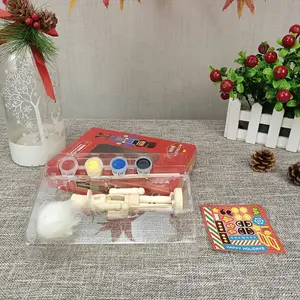 Ahşap noel süs Diy çocuk oyuncakları boyasız mini fındıkkıran askerler