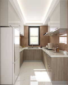 Balom ตู้แล็คเกอร์เฟอร์นิเจอร์หรูหราทันสมัยปรับแต่งเองรูปตัว L ตู้ครัวราคาถูกดีไซน์<span class=keywords><strong>บ้าน</strong></span>ฟรีทั้งหลังสำหรับบ้าน - Product Image 2