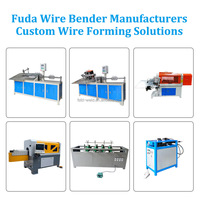 Máquina Automática de Doblado de Barras de Hierro/Alambre de Acero con PLC 2D |   Dobladora de Varillas Metálicas Programable por CNC, Formas Personalizadas |   Foshan Fuda, China