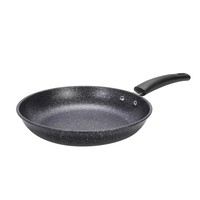 24/26/28/30cm Wajan Murah Anti Lengket Lapisan Marmer Baja Karbon Besi untuk Memasak Menggoreng Panci Malaysia Murah Set Panci