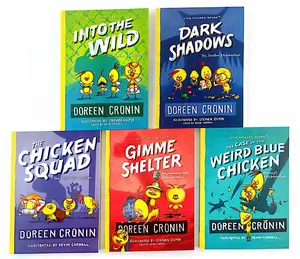 The Chicken Squad 5 volumes de ficção literária de detetive mistério capítulo livros infantis
