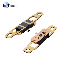 Composants de précision en métal estampé pour thermostat avec contacts électriques argentés, composants moulés par injection plastique