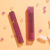 Vente en gros de mascara noir à cils diamantés Crème de mascara cosmétique imperméable à l'eau Mascara 3D en fibre de marque privée pour les cils