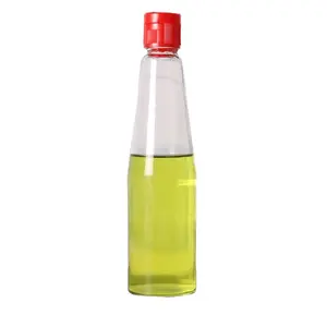 Bottiglia di olio di vetro trasparente ermetico del fornitore della cina per olio d'oliva di aceto di salsa di soia