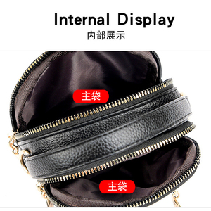 Factory Direct Wholesale Pu Leather Woman Bags Mobile Phone Bags Crossbody Bag for Women - Product Image 6