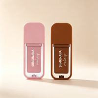 Gloss à lèvres effet miroir haute brillance 6 couleurs hydratant longue tenue non collant, teinte à lèvres effet eau légère