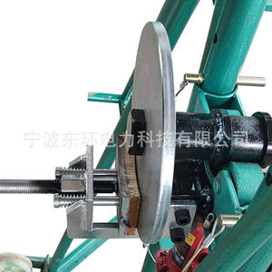 Grand support de pose de câbles en alliage d'aluminium, conception de portique vertical avec frein à disque hydraulique pour une gestion efficace des câbles - Product Image 4