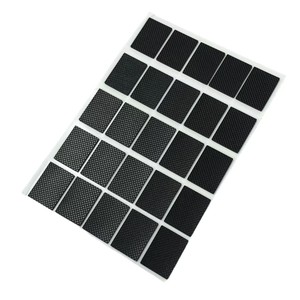 Almohadillas Antideslizantes de Goma Autoadhesivas con Textura Diagonal Ovalada Larga Personalizadas, Pies de Goma para Muebles con Absorción de Impactos Electrónicos - Product Image 3