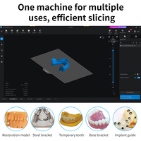 Imprimante dentaire 3D en résine mini haute précision de 6,8 pouces, nouvelle machine industrielle de dentisterie numérique, précision 9K, garantie 1 an