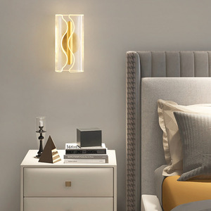 Lámpara de Pared QiaoSheng LED E27 con Interruptor, Moderna y Minimalista, para Dormitorio, Sala de Estar, Escalera, Iluminación Junto a la Cama - Product Image 3