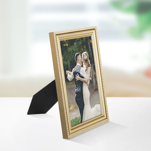 Cadre photo personnalisé en plastique PS, tailles variées, pour mariage, bureau, maison, argent, <span class=keywords><strong>noir</strong></span>, <span class=keywords><strong>blanc</strong></span>, <span class=keywords><strong>gris</strong></span>, or, 4x6, 5x7, petit format, vente en gros - Product Image 4