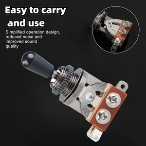 3-<span class=keywords><strong>Way</strong></span> Guitar chuyển đổi chuyển đổi với tip cap để sử dụng trong New Electric Guitar nhạc cụ Pickup <span class=keywords><strong>Selector</strong></span> Guitar bộ phận - Product Image 4