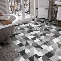 Carrelage en porcelaine à motifs floraux 600x600mm, carreaux à motifs pour cuisine, salle de bain, mur et sol