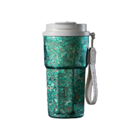 Bouteille en titane de 420 ml, tasse à café sous vide en titane pur à double paroi pour les activités sportives/extérieures.