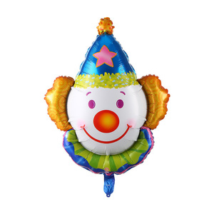 Globo de Aluminio Impreso en 3D Ecológico de 6 Colores con Tema de Payaso para Decoración de Fiestas de Carnaval, <span class=keywords><strong>Feliz</strong></span> <span class=keywords><strong>Cumpleaños</strong></span> Niños - Product Image 2