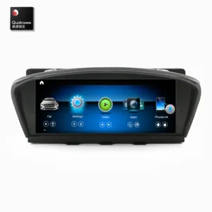 8.8Inch Android 10.0 Wifi 4G 64GB GPS Navigasi Mobil untuk BMW Seri 5 E60 2004 untuk 2010