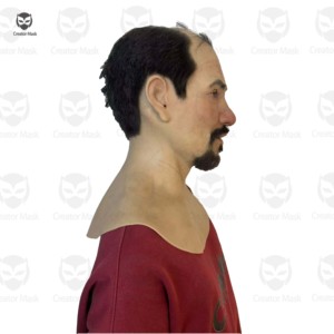 Máscara Facial Realista <span class=keywords><strong>de</strong></span> Silicona <span class=keywords><strong>de</strong></span> <span class=keywords><strong>Hombre</strong></span> Mayor <span class=keywords><strong>para</strong></span> <span class=keywords><strong>Halloween</strong></span> y Pascua, Cosplay, Mascarada - Reutilizable y Transpirable - Product Image 4