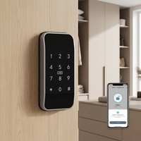 Cerradura Inteligente Digital RFID con Teclado para Gabinetes TTlock APP, Modo Público para Muebles de Hotel, Desbloqueo Remoto Opcional, Madera y Aluminio