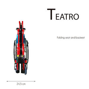 Excellente garantie de qualité en gros 110Kg poids maximum supporté fauteuils roulants en aluminium siège pliant pour l'exportation - Product Image 3