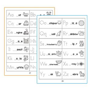 أوراق عمل رسم الأبجدية وتتبع A4 - Product Image 4