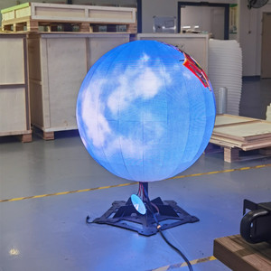 Affichage LED sphérique personnalisé en forme de ballon de football de 3 m de diamètre pour intérieur P3 - Product Image 3