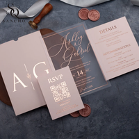 Personnalisation, dorure à chaud, initiales, luxe, élégant, enveloppe rose, Noël, type à tirer, papier perlé, romantique, estampage doré