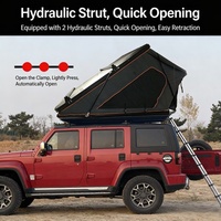 Tente de toit rigide pour 2-3 personnes, tente de toit rigide pour Jeep SUV, tente de toit rigide pour voiture tout-terrain, tente de toit pour porte-bagages de voiture