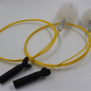 Circular Chimney Pipe Cleaning <b>Brush</b> Pp Fiber Rod 3M Plastic Handle <b>Dust</b> Removal Tool <b>Brush</b> Home Use - Product Image 2