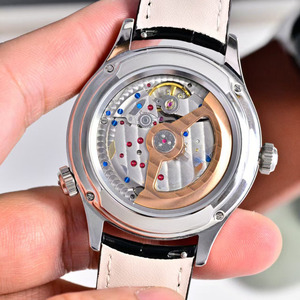 นาฬิกาข้อมือผู้ชายระบบออโตเมติกสุดหรู ดีไซน์โดดเด่น พร้อมหน้าปัดแสดงพลังงานสำรอง ฟังก์ชั่นแสดงเวลาสองเขตเวลา และวันที่ - Product Image 3