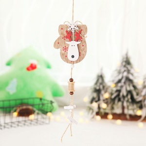 Nuevos Adornos de Campanas de Reno de Madera, Decoración Colgante para Árbol de Navidad y Accesorio para Árbol de Navidad - Product Image 6