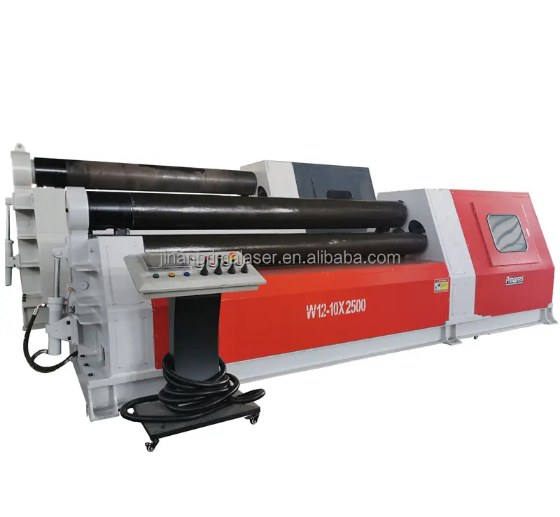 PRIMA W12 25x3000 Steel Rollers Hydraulic Sheet Metal 4 Rolls Plate Bending Rolling Machine