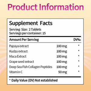 OEM Weibliche <span class=keywords><strong>Extreme</strong></span> Kurven Pillen Natürliche Brustvergrößerung Straffung und Festigung Brustverbesserungs Tabletten - Product Image 6