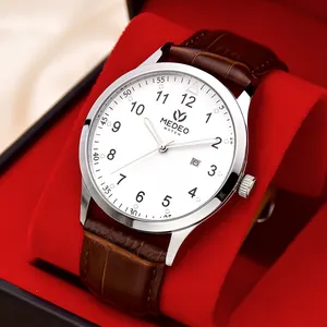 MEDEO Watches Original Couple Wrist Watch Men Cheap Price Business Classic Quartz Watch