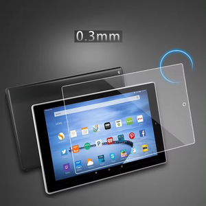 Protecteur d'écran en verre trempé 9H pour <span class=keywords><strong>Amazon</strong></span> Kindle Fire HD 10 Plus 2021 2019 2017 HD10 2015 10.1 pouces Film protecteur pour <span class=keywords><strong>tablette</strong></span> - Product Image 3