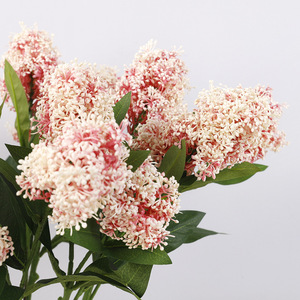 Artificial Floral <b>Flowers</b> Three Forked Taro Fruits High Simulation Wedding Home Decor Plastic <b>Silk</b> 58cm Long - Product Image 1