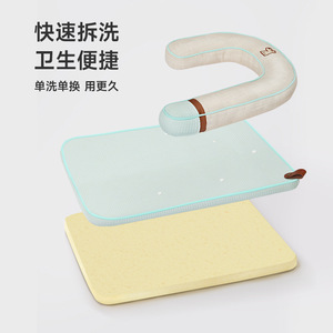 Tapis rafraîchissant pour l'été, amovible et lavable, adapté à toutes les saisons, lit pour animaux de compagnie, tapis de couchage pour chats et chiens. - Product Image 2