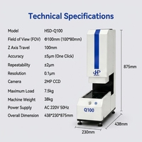 Machine de mesure à flash haute précision en un clic, système de mesure optique automatique par vision HSD-Q100