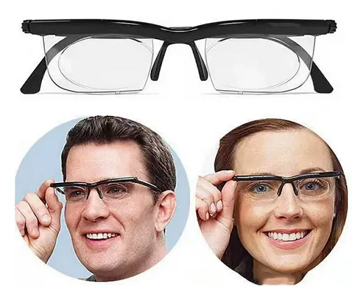 Dropshipping Adjustable Vision Focus Reading Glasses Myopia Eye Glasses Variable Lens Correction Binocular Magnifying Eyewear