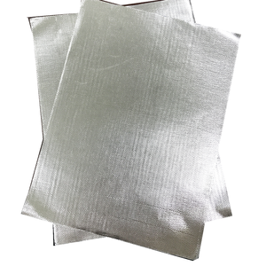 Feuille d'aluminium réfléchissante double face moderne Tissu en fibre de <span class=keywords><strong>verre</strong></span> laine ignifuge <span class=keywords><strong>Verre</strong></span> de roche pour hôtels Matériaux d'isolation thermique - Product Image 3