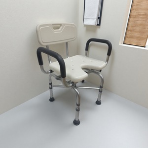 Chaise de douche pivotante Good Partner pour personnes âgées et femmes enceintes, siège de bain antidérapant avec dossier - Product Image 2