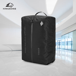 Kingsons <b>Vacuum</b> Storage <b>Bag</b> 20-35L Compression Travel Organizer Black Rectangle Polyester - Product Image 2