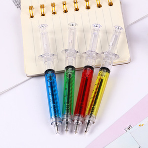 Promotionalかわいいカスタムロゴかわいい医療Injection Shaped Syringe Ball Penための在庫病院 - Product Image 1