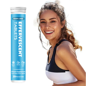 Tabletas Efervescentes de Vitaminas de Marca Privada con Sabor a Frutas y Ácido Fólico Añadido para el Apoyo a la Salud, Suplemento para Hombres y Mujeres - Product Image 2