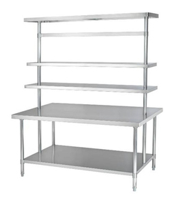 Meilleures ventes d'<span class=keywords><strong>étagère</strong></span>s murales en acier inoxydable à 2 niveaux <span class=keywords><strong>pour</strong></span> <span class=keywords><strong>cuisine</strong></span> commerciale - Product Image 3