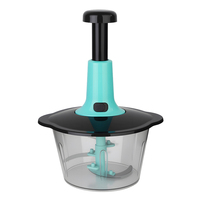 Multifunctionele Huishoudelijke Kookmachine Gepatenteerd Handmatige Pers Type Groentesnijder Pp Plastic Keukenmachine