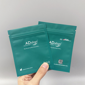 Bolsa de Embalaje <span class=keywords><strong>para</strong></span> Alineadores Dentales con Impresión Personalizada, Sellado de 3 Lados, Plana, Resellable, <span class=keywords><strong>para</strong></span> Brackets de Ortodoncia, Bolsa con Cierre Ziplock - Product Image 4