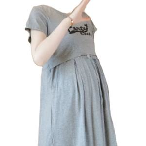 Le donne incinte escono abito lungo con stampa comoda - Product Image 1