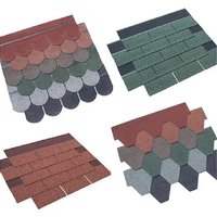 Bardeaux d'asphalte imperméables anti-fuites pour toiture, couleurs riches, esthétique soignée, pour toitures de véranda et rénovation de toitures anciennes
