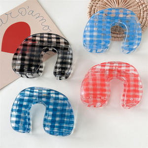 Pinces à cheveux en plastique acrylique transparentes pour femmes, petites pinces à cheveux pour cheveux épais - Product Image 1